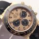 Swiss Grade Rolex Daytona Black Rubber Yellow Gold Watch - Swiss 7750 Replica (4)_th.jpg